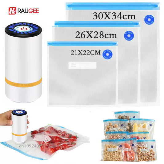 ✨ Prime Zyro Vacuum Sealer Bags – Keep Food Fresh 5X Longer