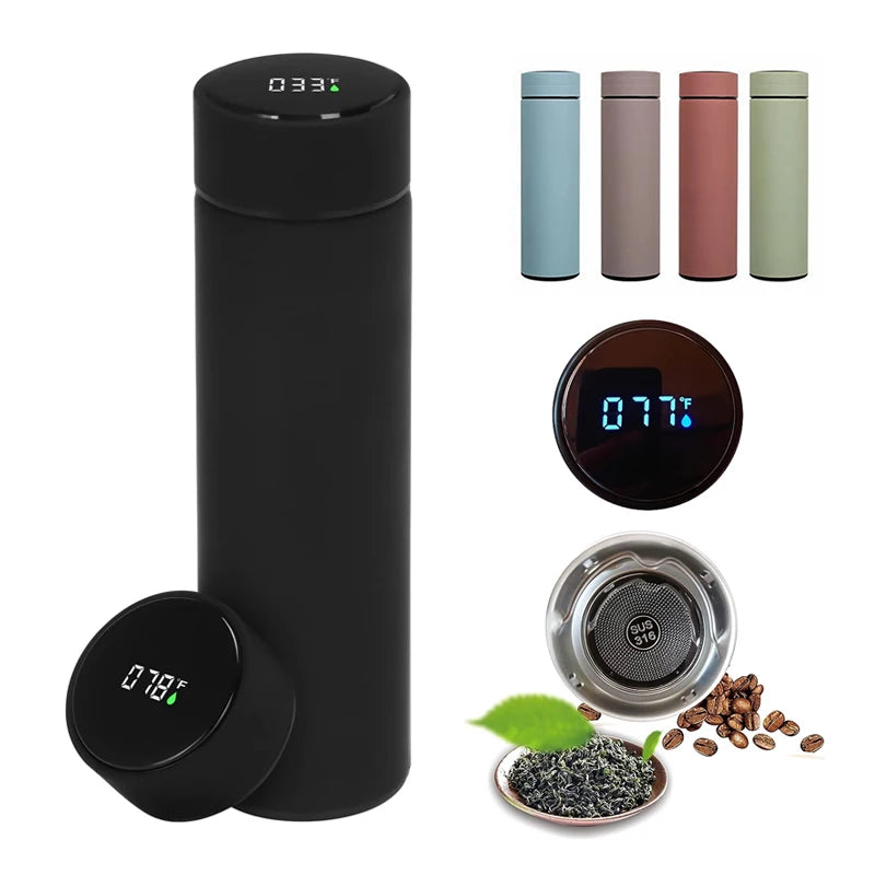 Smart Temperature Thermos Bottle 🌡️✨