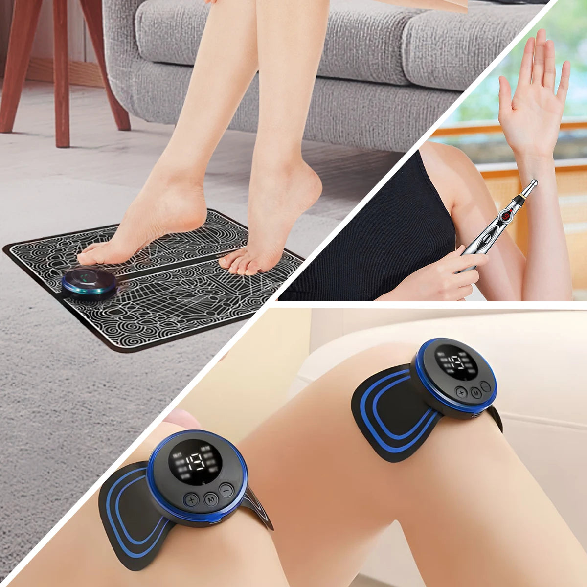 Prime Zyro™ 3-In-1 Smart Massage Set – Relax, Recover & Recharge
