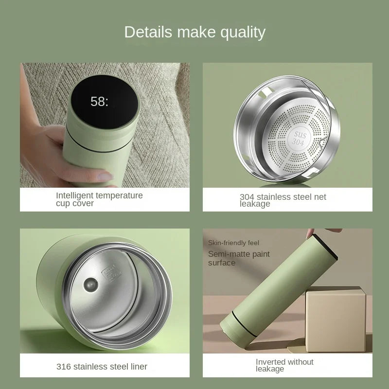 Smart Temperature Thermos Bottle 🌡️✨