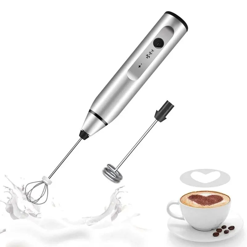 ☕✨ PRIME ZYRO Rechargeable Milk Frother ✨☕