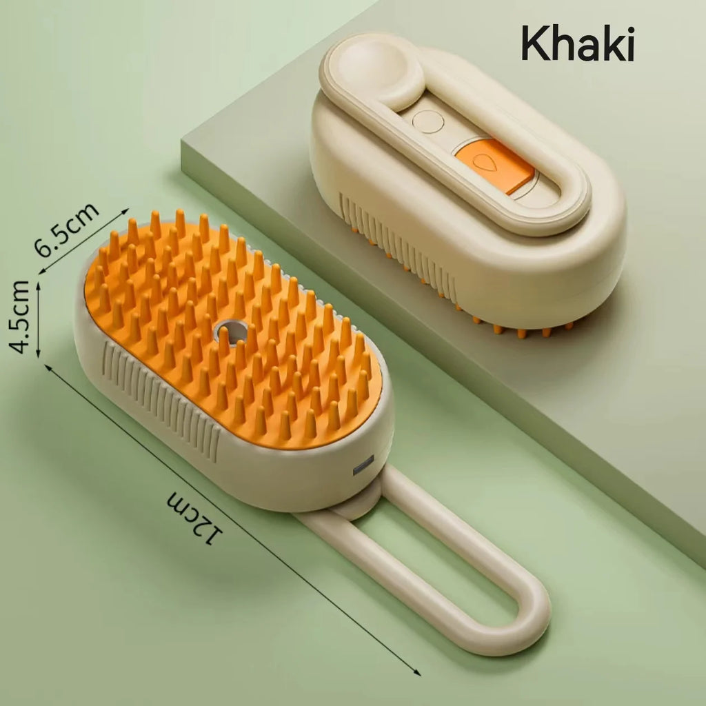🐾 Prime Zyro Steam Grooming Brush – Soft Care for Happy Pets