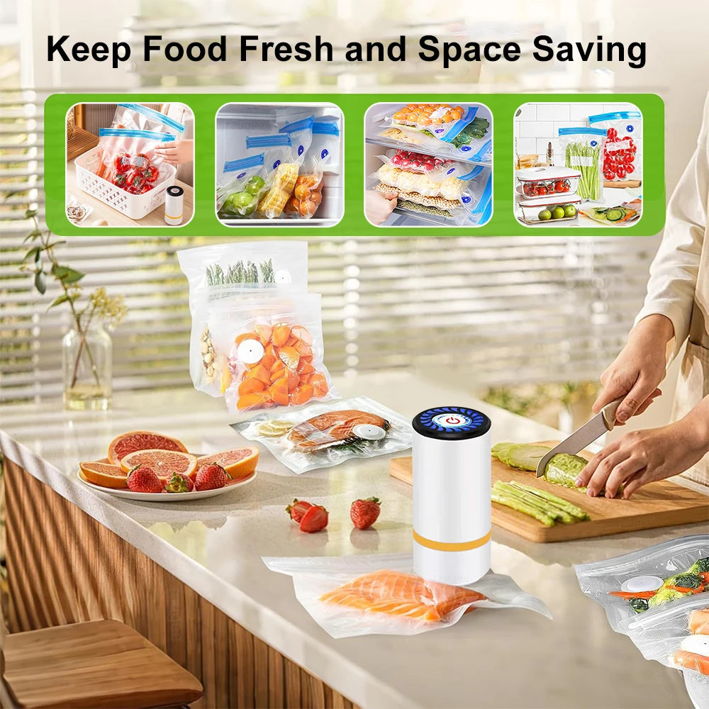 ✨ Prime Zyro Vacuum Sealer Bags – Keep Food Fresh 5X Longer