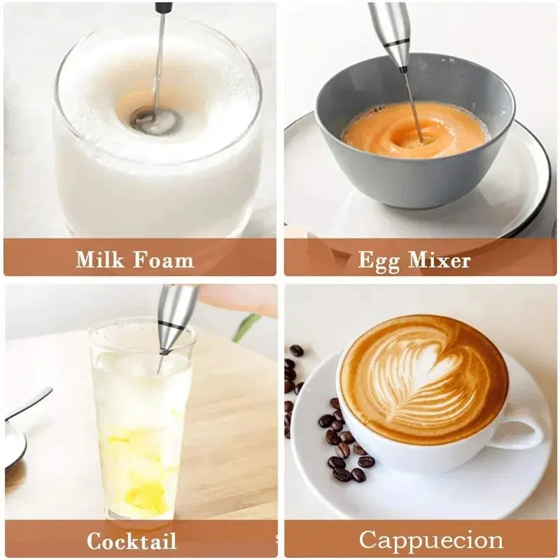 ☕✨ PRIME ZYRO Rechargeable Milk Frother ✨☕