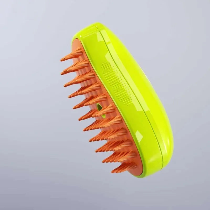 🐾 Prime Zyro Steam Grooming Brush – Soft Care for Happy Pets