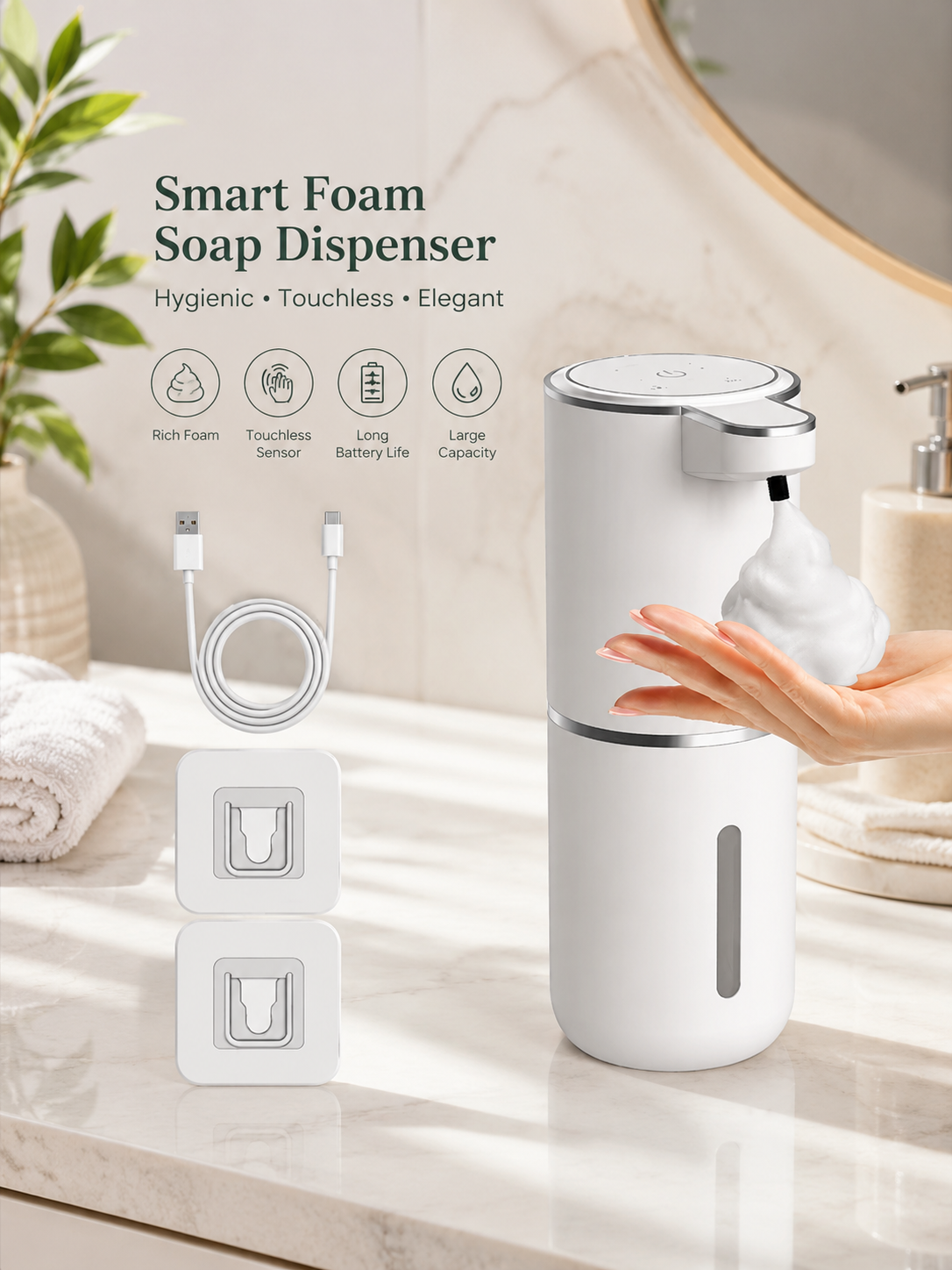 ✨ Smart Automatic Soap Dispenser – Touchless & Hygienic